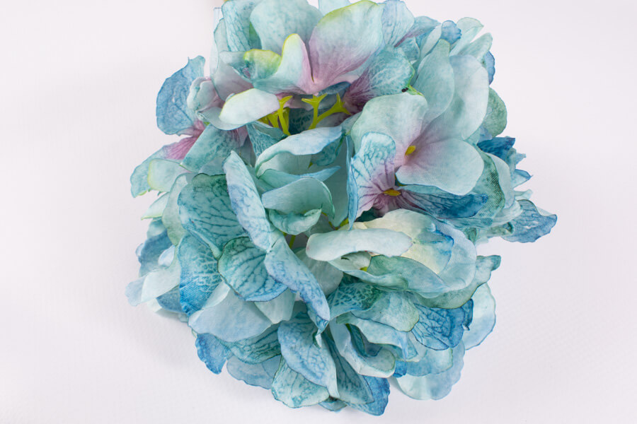 sztuczna hortensja pojedyncza