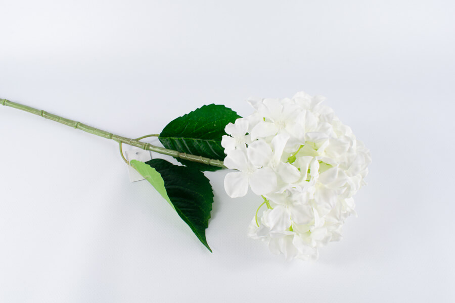 sztuczna hortensja pojedyncza