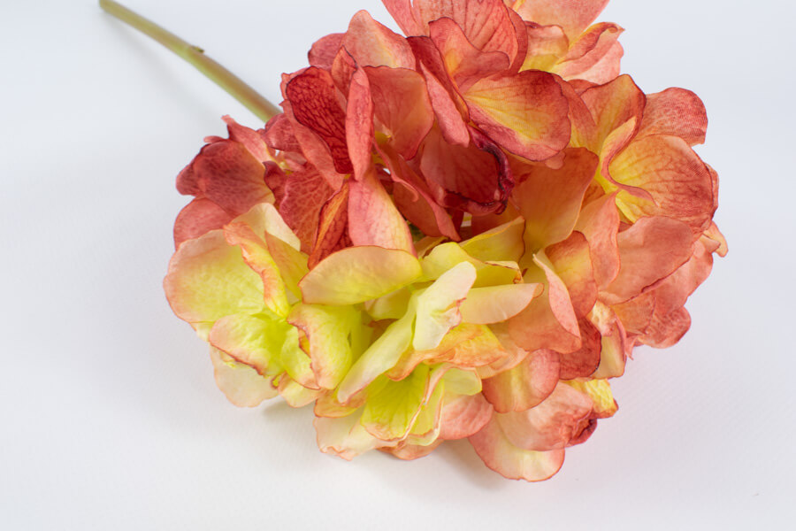 sztuczna hortensja pojedyncza