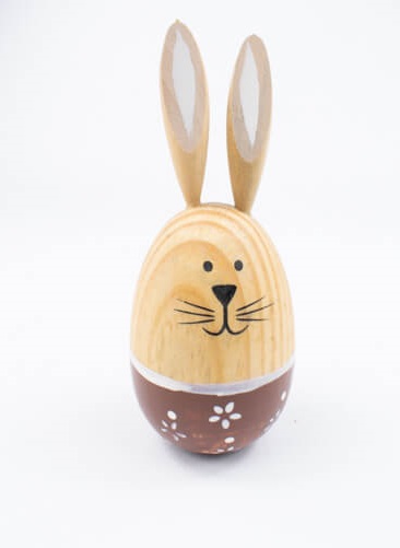 zając drewniany