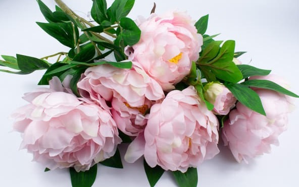 sztuczny bukiet peoni